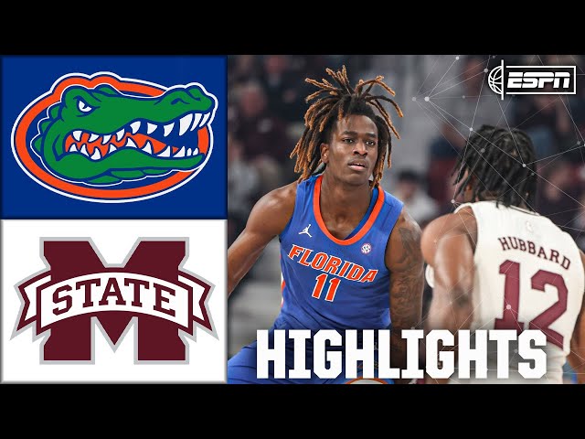 Florida Gators vs. Mississippi State Bulldogs | Full Game Highlights | ESPN College Basketball