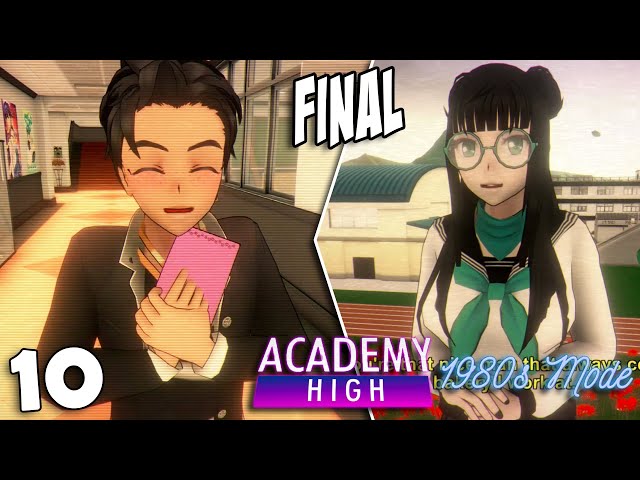 FINAL: Me declaro a MI CRUSH ¿Me dirá que sí? | Academy High 1980 #10 (Yandere Simulator Mod)