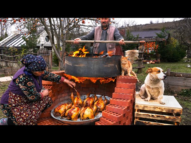 Stuffed Chicken Under the Iron Dome | Unique Cooking Method