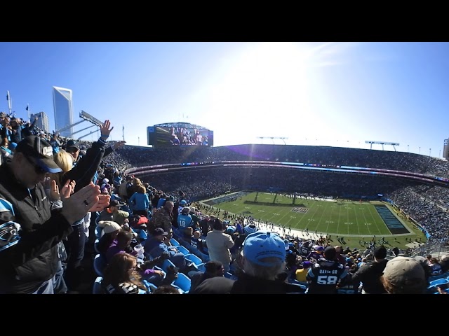 360 View Carolina Panthers vs Vikings: Touchdown!