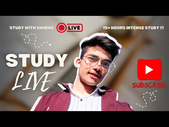 "📚 14 Hours of Intense Study With Me! 🕒 | NEET, JEE, Boards, NDA, UPSC & CA Prep | Live 🔴 Session