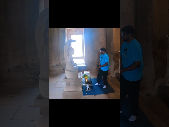 Rishi Praveen Mohan Meditating in Buddhist Temple of Japan