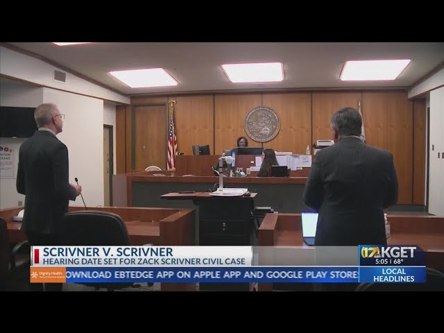 Scrivner v. Scrivner: Hearing date set for Zack Scrivner civil case