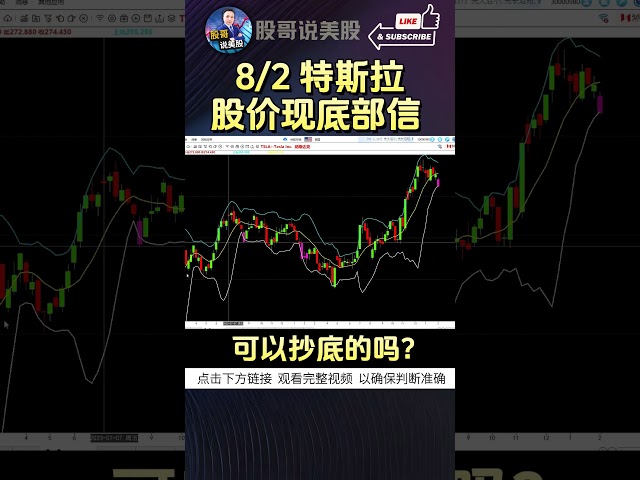 【特斯拉股价现底部信号】可以抄底的吗？#特斯拉 #特斯拉股票 #美股 #股哥说美股 #tesla #马斯克 #美股复盘