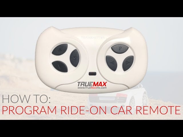 How To: Program Remote Control for Ride-on Car