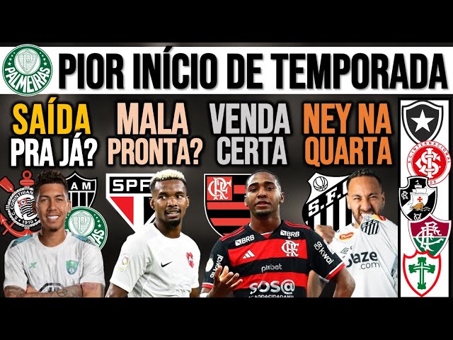 THIAGO MENDES LIBERADO? FIRMINO VEM? FLA FECHA VENDA! CRISE NO VERDÃO? NEYMAR, GALO, BOTA, INTER E+