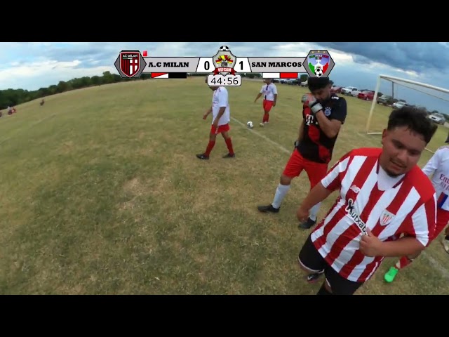 REFCAM Sunday League Referee Wears GoPro || A.C Milan vs San Marcos