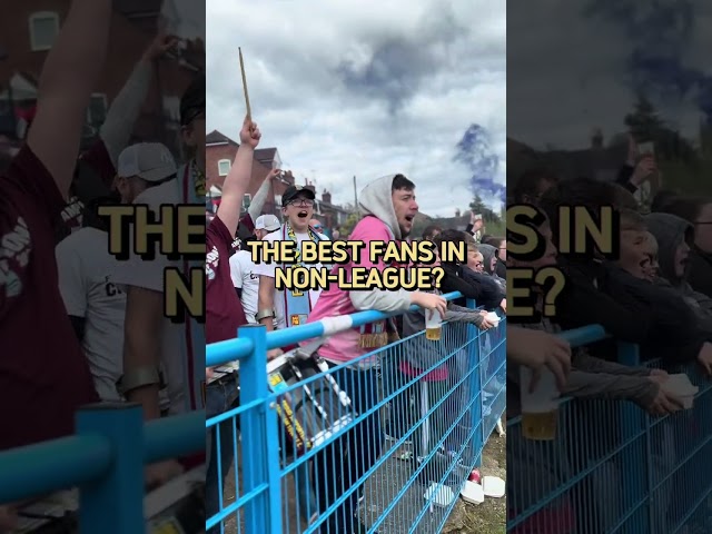 BEST FANS IN NON-LEAGUE!? INCREDIBLE PARTY SCENES as Farnham win the LEAGUE! | #shorts