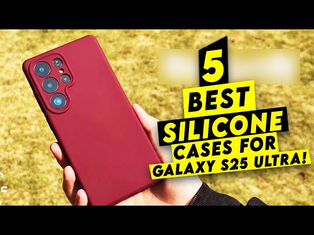 Top 5 Best Galaxy S25 Ultra Silicone Cases!🔥🔥