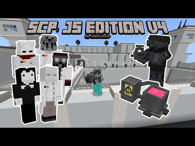 Absolutely Annihilating MTF in Minecraft | SCP: JS Edition v4 (MCPE/BE Addon MOD)