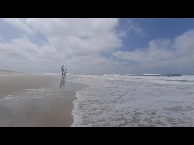 180° VR Ocean Beach Session at Paal 17 Texel Island Netherlands