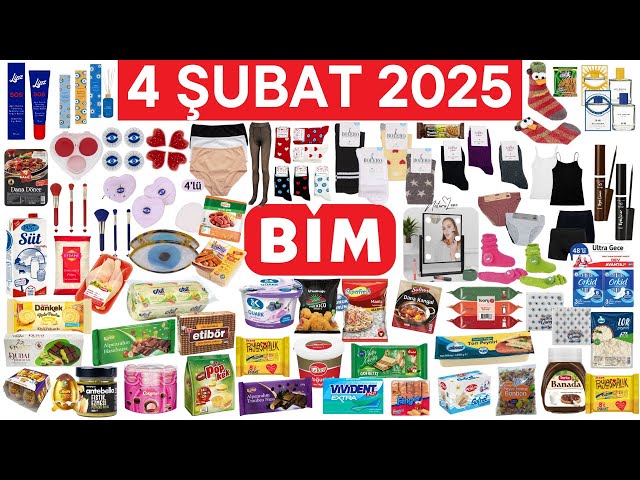 BİM 4 ŞUBAT 2025 | GİYİM TEMİZLİK KAHVALTILIK | BİM AKTÜEL ÜRÜNLERİ  İNDİRİMLERİ