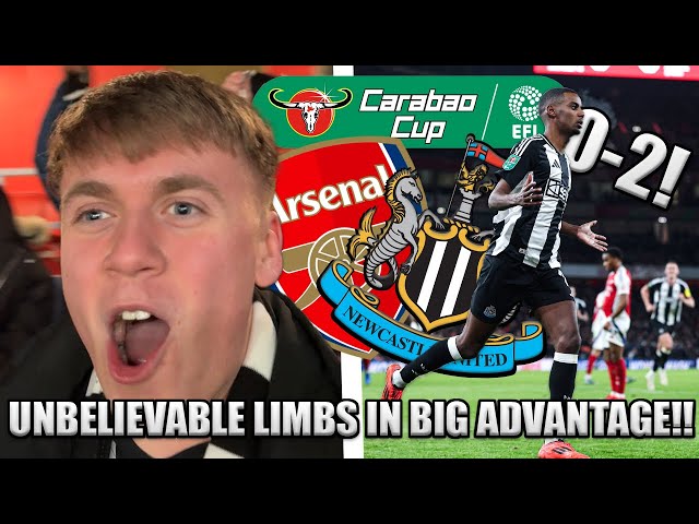 *UNBELIEVABLE LIMBS IN BIG ADVANTAGE!!* ARSENAL VS NEWCASTLE VLOG! 0-2!!