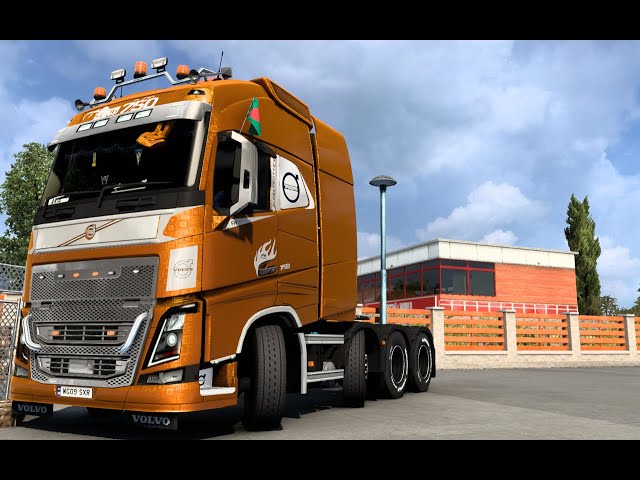 Euro Truck Simulator 2    VOLVO FH 16 750 roaming around