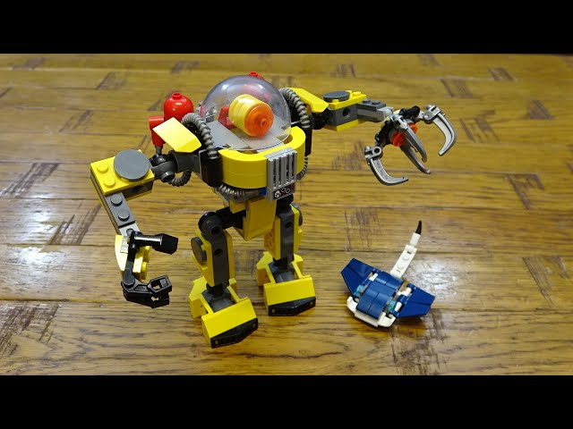 Building a Monster Lego Creator Underwater Robot