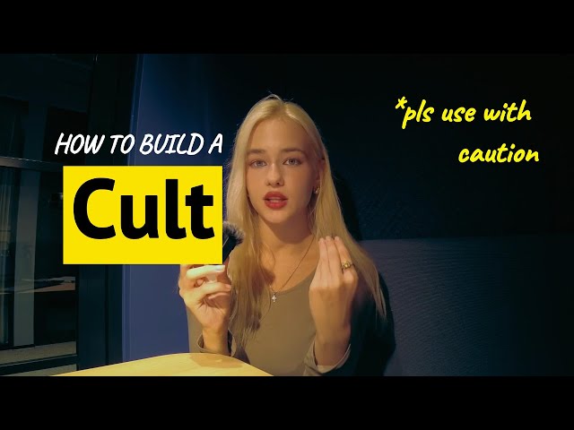 How To Build CULT Following in 4 Easy Steps || *not so ethical