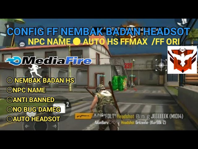 CONFIG FF AUTO HEAD SHOT 100% AIM LOK 100%AIM BOT