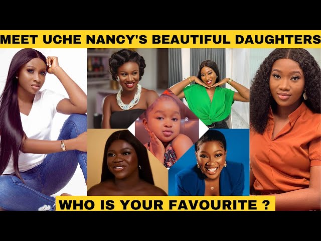 "Meet Uche Nancy's Beautiful  Daughters: 😘Who's Your Favourite?"