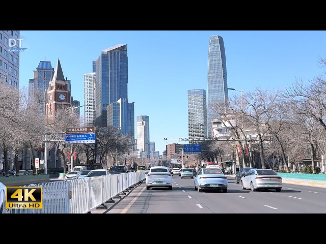 2025 Driving in Tianjin 4K HDR - China's earliest Mega Port City open to Trade