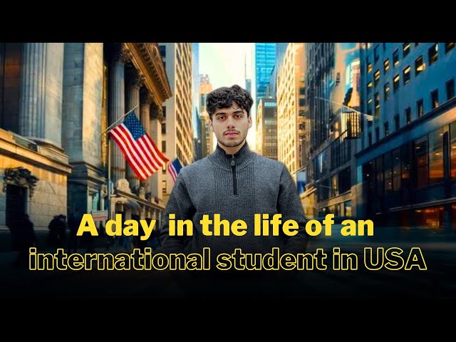 A Day in the Life of an International Student in the USA 🇺🇸 (College, Work, & Daily Routine!)