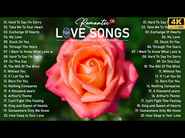 Best Love Songs 2024 - Best Romantic Love Songs 70s 80s 90s - Love Songs Of All Time Playlist