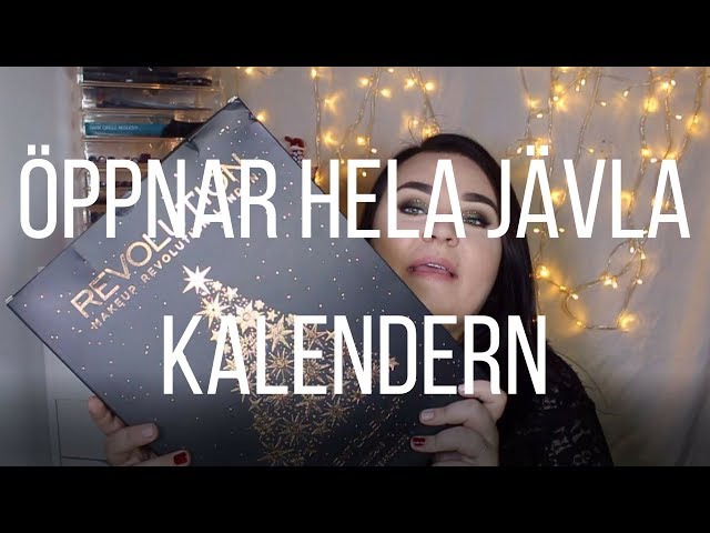 ÖPPNAR HELA MAKE UP REVOLUTIONS ADVENTSKALENDER 2017