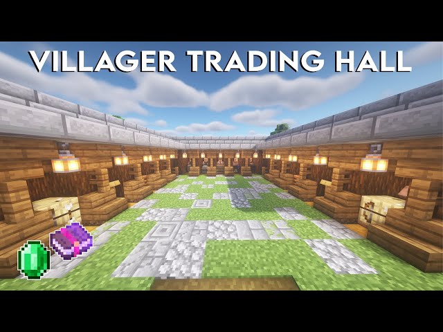 Minecraft Villager Trading Hall 1.20/1.21 How to Build