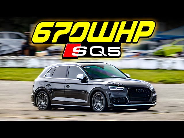 HYBRID TURBO Audi SUV Goes Roll RACING *INSANELY QUICK*