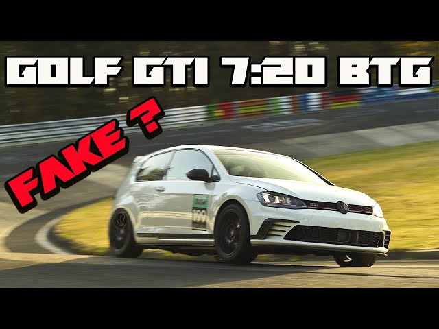 Real o Falso? VW Golf Gti 7:20 en Nurburgring BTG 4K