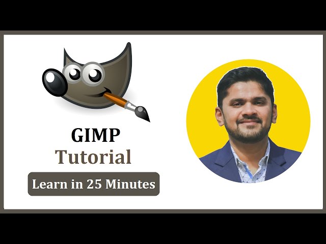 GIMP Tutorial for Beginners | Learn GIMP in 25 minutes | Amit Thinks | 2023