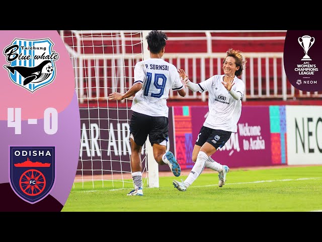 Taichung Blue Whale  - Odisha Football Club | Highlights | AFC Women's Champions League™ 2024/25