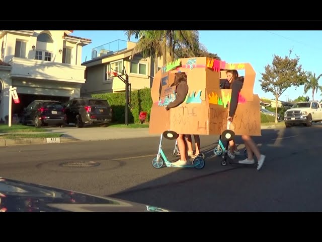 we made a cardboard car and went through a drive through vlog *humiliating*