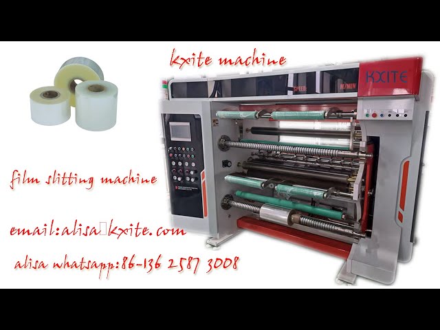 Four-Axis Non Stop Turret Slitting Rewinding Machine for PP/PVC/BOPP/PE/Pet Film