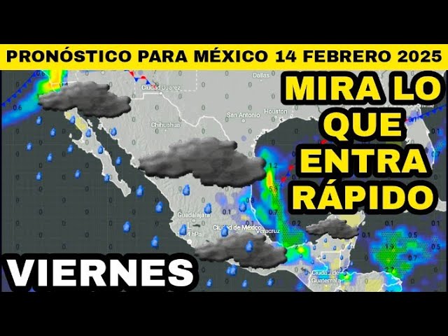 🔴 ULTIMA HORA 🔴 FRENTE FRÍO 26 SE FUERA PERO MIRA LO QUE ENTRA RÁPIDO