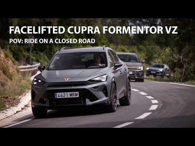 POV: Driving 333 HP CUPRA Formentor VZ on closed road