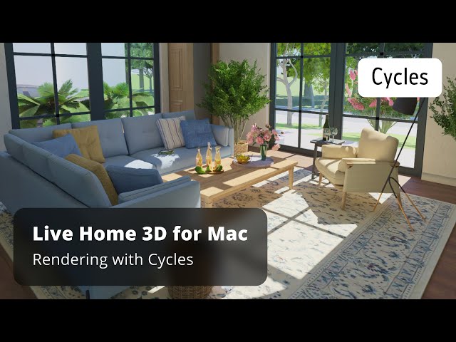 Rendering with Cycles - Live Home 3D for Mac Tutorials