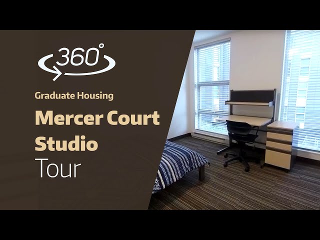 UW HFS | Graduate Housing - Mercer Court Studio 360° Tour