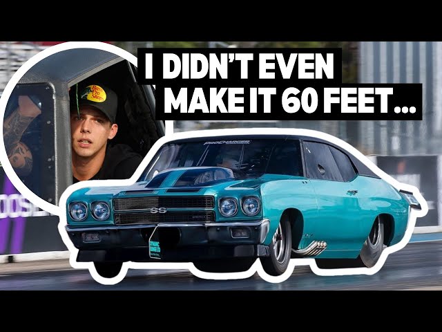 I DIDNT EVEN MAKE IT 60 FEET - (No Prep Kings YETI Chevelle Hits the Track!)