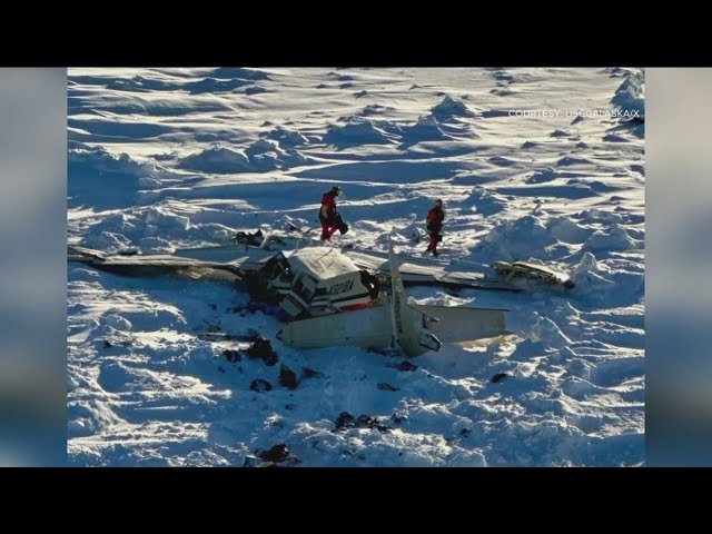 Missing commuter plane found crashed on Alaska sea ice and all 10 aboard died, authorities say