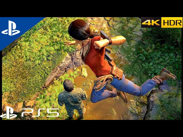 Stealth Kills - UNCHARTED 4 A Lost Legacy - Ultra Graphic Next-Gen PS5 Gameplay