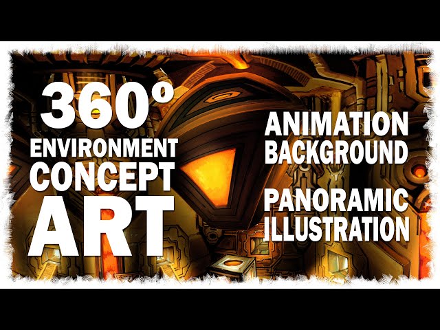 Panorama 360 for the background of The Forge for Virtual Hero Animated Series - Rejected Proposal