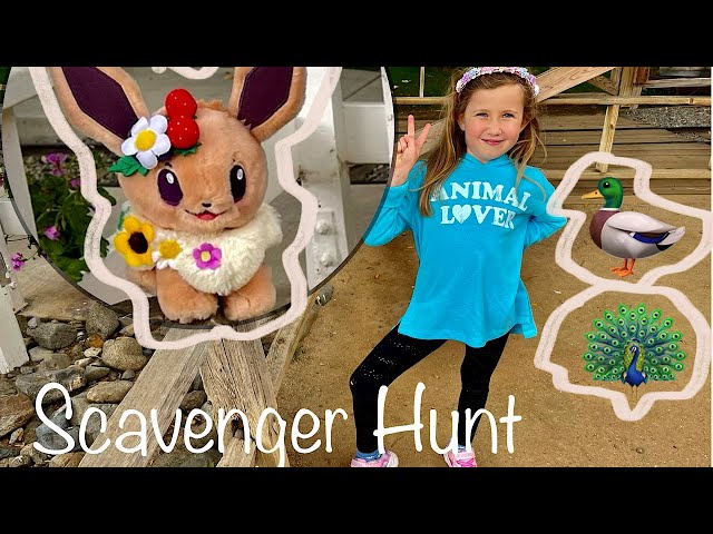 Train Ride for Kids and Scavenger Hunt with Pokémon Toys