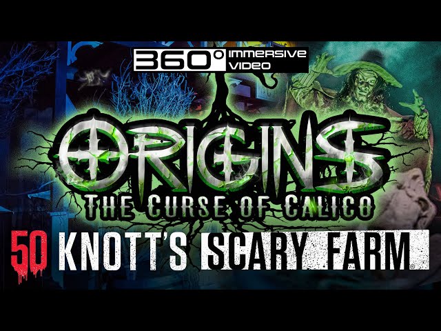 Origins: The Curse of Calico | 360° Bewitched Journey | Knott’s Scary Farm 2023