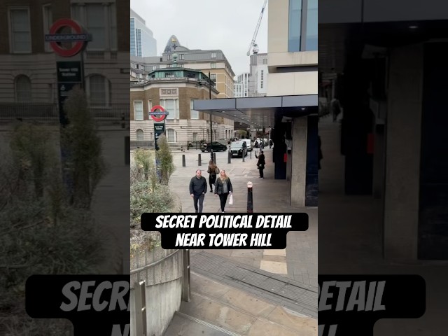 A secret political message near Tower Hill Station… 👀 #london #londonhistory