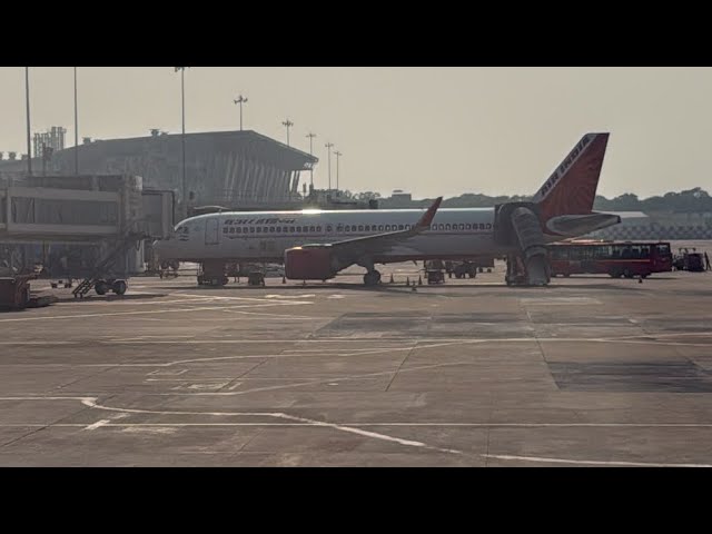 Flight takeoff from Chennai International Airport | 4K