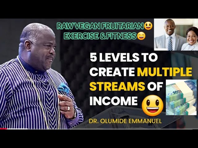 😃🇳🇬5 LEVELS TO CREATE MULTIPLE STREAMS OF INCOME| DR OLUMIDE EMMANUEL| SOUTH AFRICA