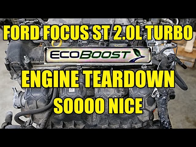 Ford Focus ST 2.0L Turbo ECOBOOST Engine Teardown! What Proper Maintenance Looks Like!