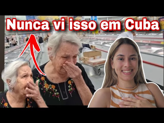 VÓ de 80 anos entrando no mercado pela primeira vez no Brasil/ ELA CHOROU