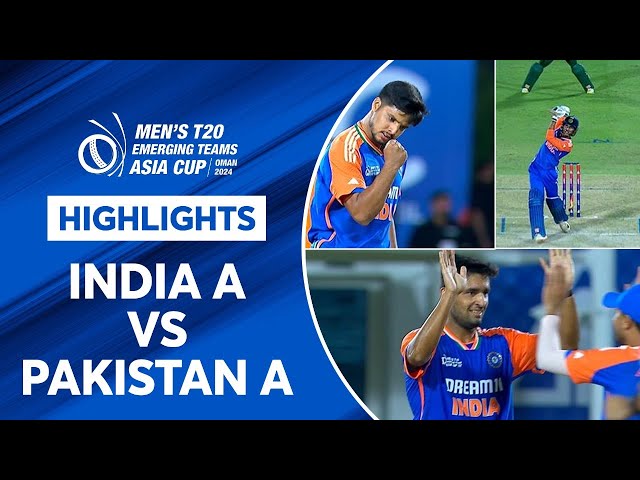 #INDvPAK Highlights: Kamboj (3/33) shines as IND A won by 7 runs 🆚 PAK A | #EmergingAsiaCupOnStar