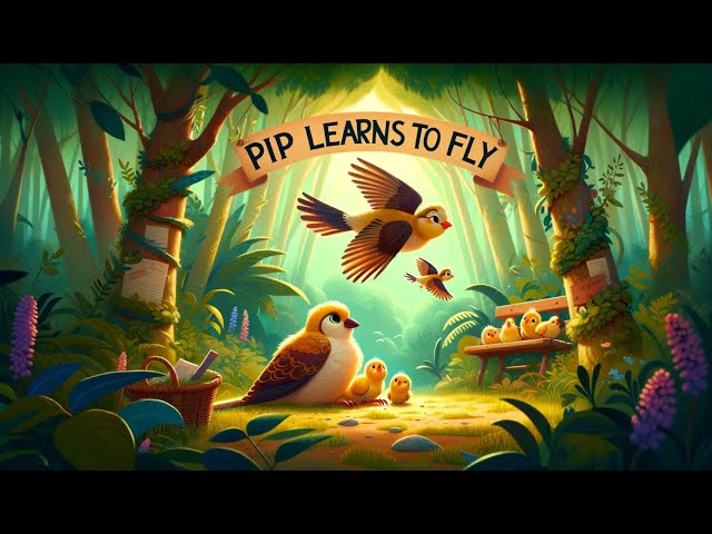 Pip Learns to Fly | Kid's Bed Time Stories | Fairy Tales